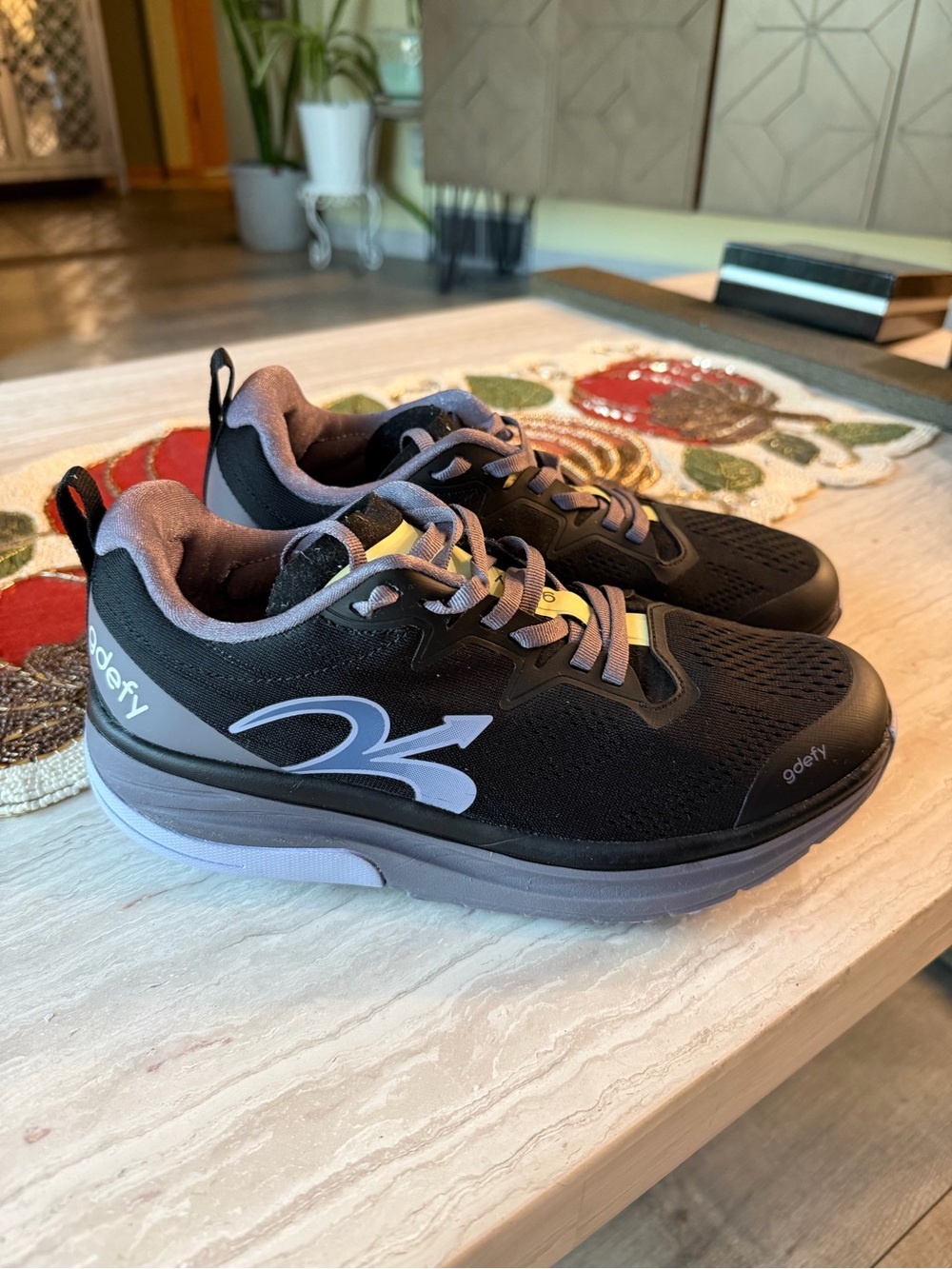 Gravity Defyer gdefy Mighty Walk Black Walking Shoes Women's 7.5
